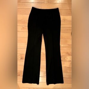 Express Size 0 Black Striped Trousers